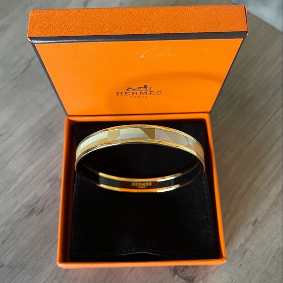 Hermes Printed Enamel Bracelet - Picture 10 of 13